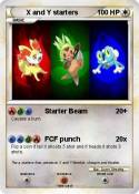 X and Y starter