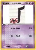 Unown ♪ Lv.&nbsp;(...)