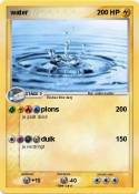 water