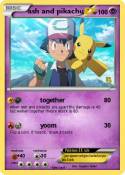 ash and pikachu