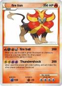 fire lion