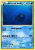 swimming monke