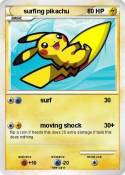 surfing pikachu