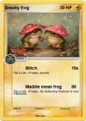 Sneaky frog