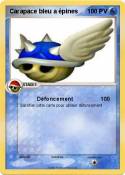 Carapace bleu a