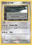 Cartes de PUB