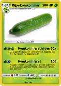 Rijpe komkommer
