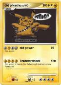 old pikachu