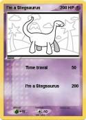 I'm a Stegsauru
