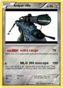 sniper rifle