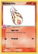 Burning Kirby
