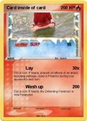 Card inside of