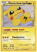 Pikachu Wants