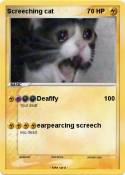 Screeching cat