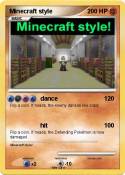 Minecraft style