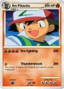 fire Pikachu