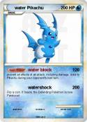 water Pikachu