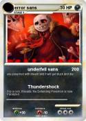 error sans