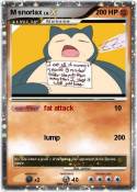 M snorlax