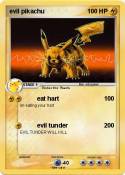 evil pikachu
