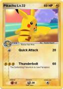 Pikachu Lv.32