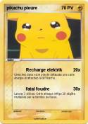 pikachu pleure