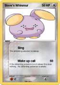 Steve's Whismur