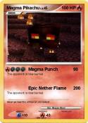 Magma Pikachu