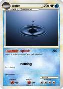water