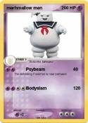 marhmallow man