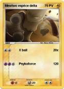Mewtwo espèce