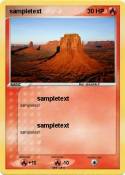 sampletext