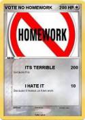 VOTE NO HOMEWOR
