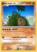green bear