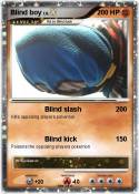 Blind boy