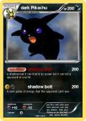 dark Pikachu
