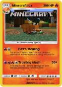 Minecraft fox