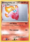 Burning Kirby