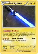 Blue lightsaber