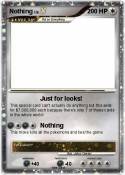 Nothing