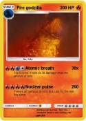 Fire godzilla