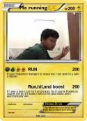 Me running