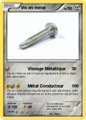 Vis en métal