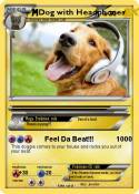 Dog with Headph