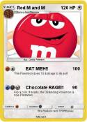 Red M and M
