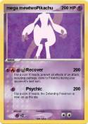 mega mewtwoPika