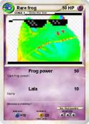 Rare frog