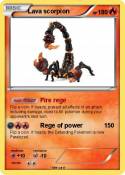 Lava scorpion