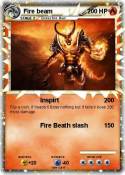 Fire beam