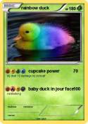 rainbow duck